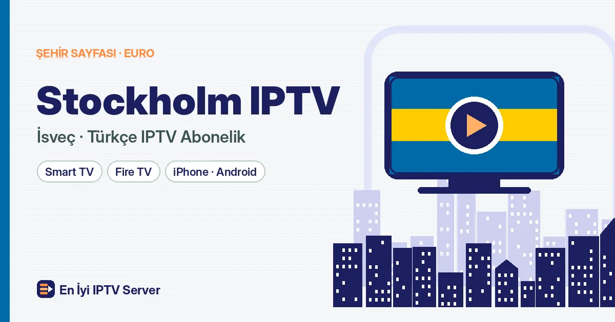 Stockholm IPTV: Järva'dan Botkyrka'ya Türkçe Yayın
